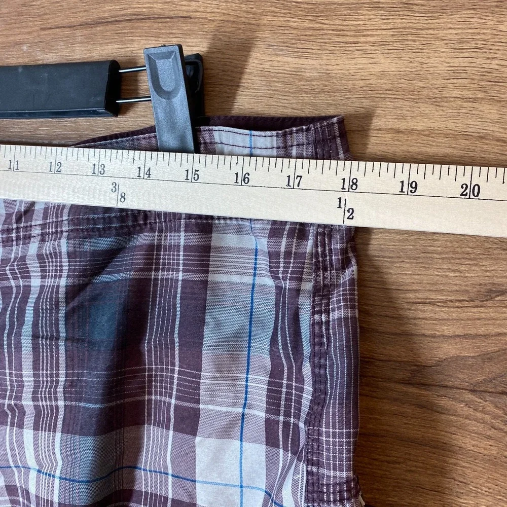 Nike 6.0 Board Shorts Men 36 (34) Swim Trunks Plaid Vintage Surf Beach‎